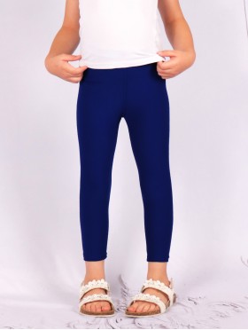 Kids Solid Color Stretchy Legging